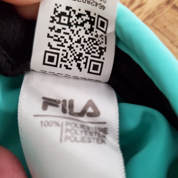 Fila Running Hat Adjustable Aqua and Grey - Picture 8 of 8